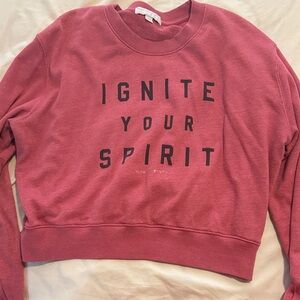 Peloton Spiritual Gangster Cropped Sweatshirt